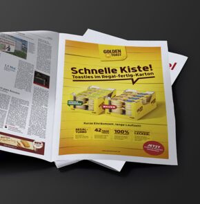 Trademarketing für Golden Toast