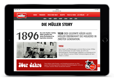 Molkerei Mueller Website 03